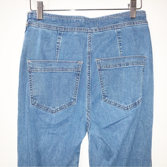We The Free Know Me Better Flare Boho Bellbottom Blue Jeans Size 26 - Picture 8 of 9